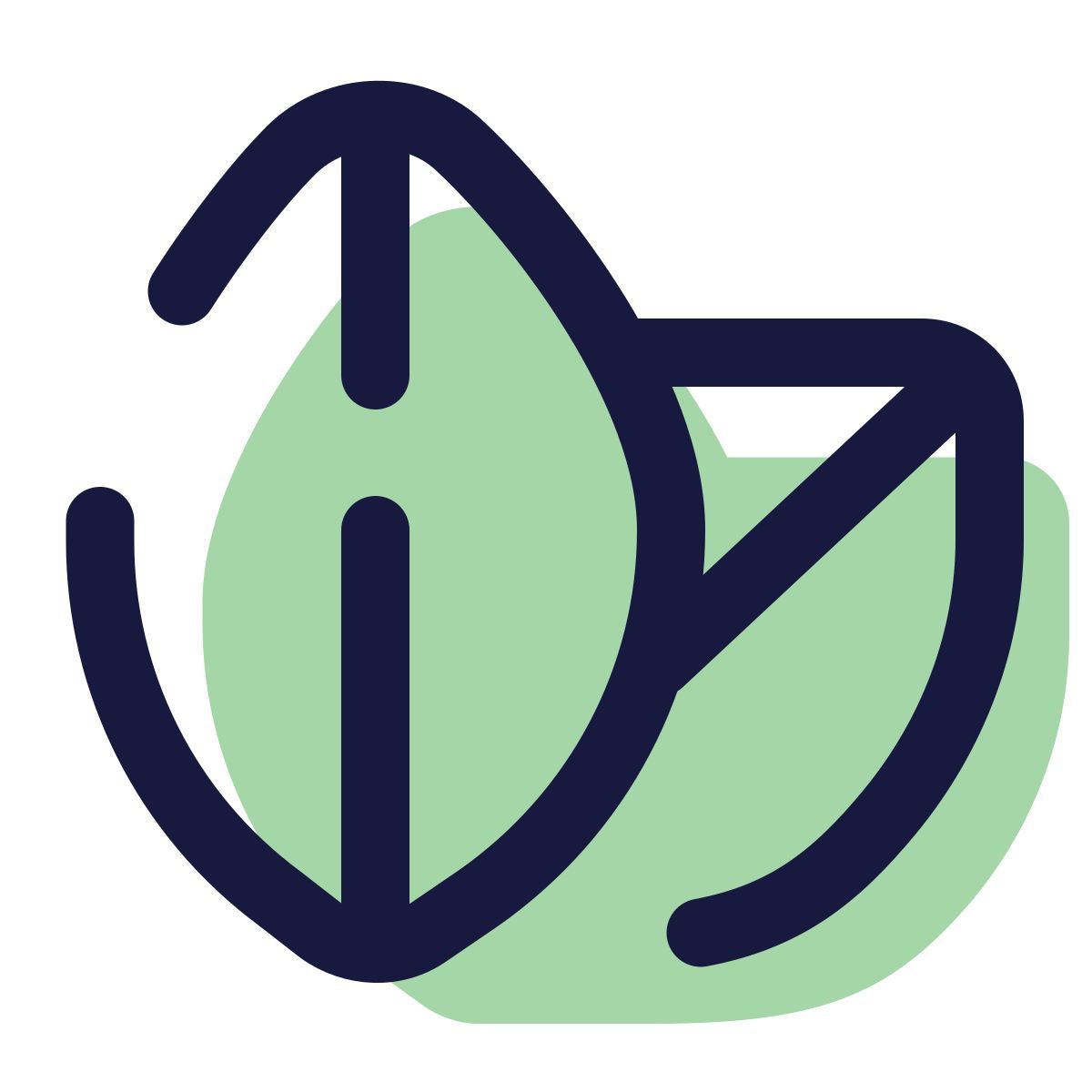 pulsar color style natural food icon