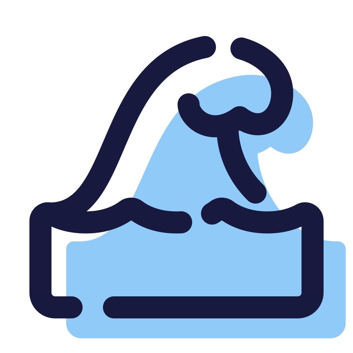 pulsar color style onda dell'oceano icon