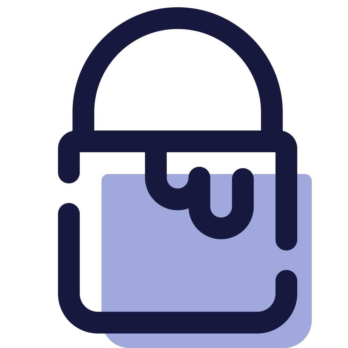 pulsar color style secchio di vernice icon