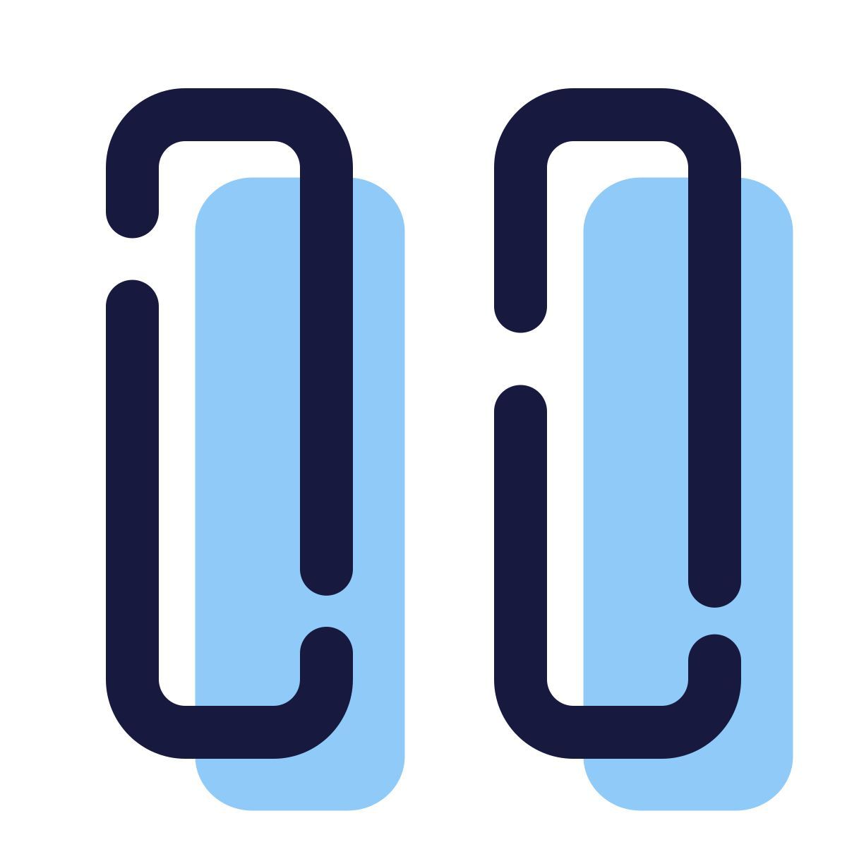 pulsar color style pause icon