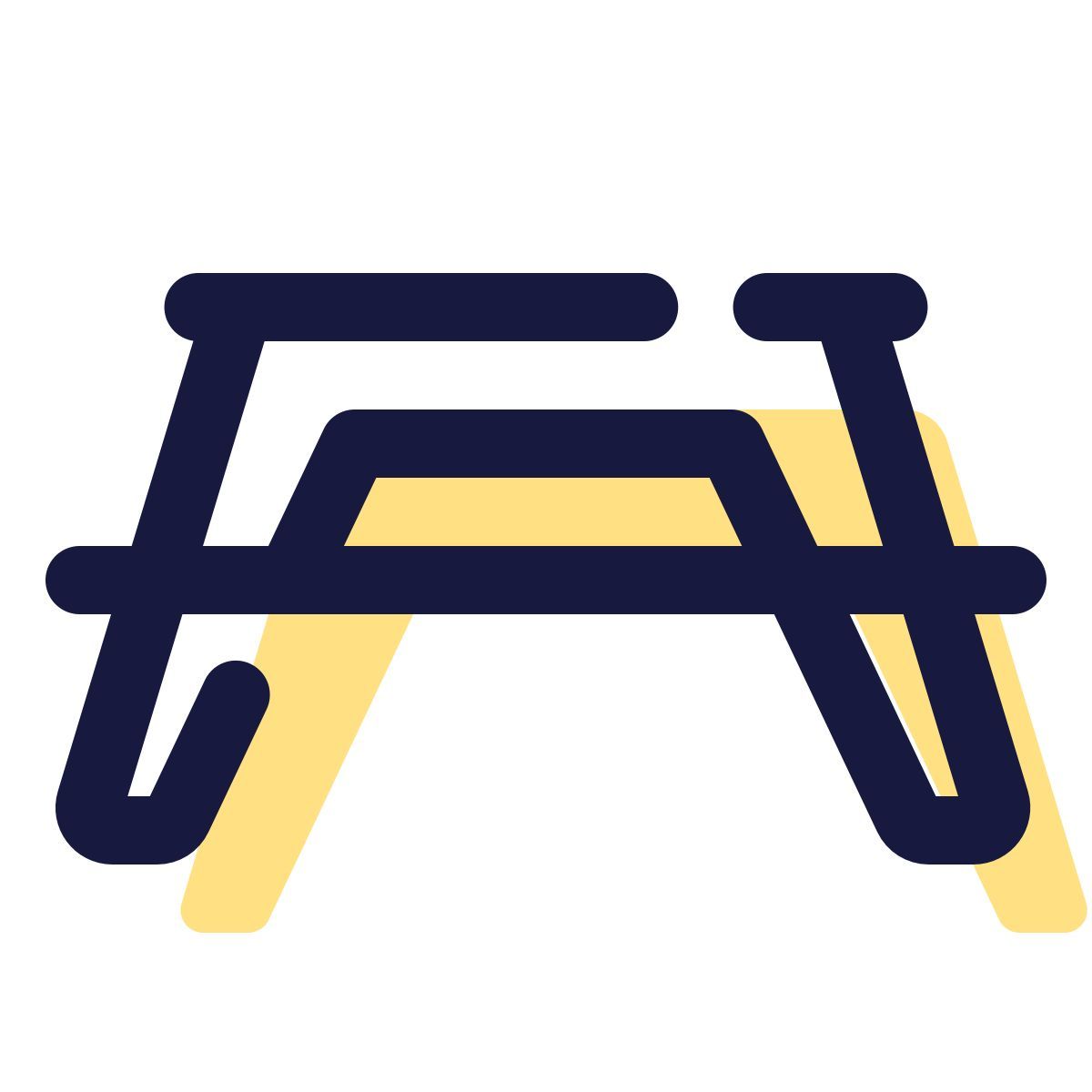 pulsar color style tavolo da picnic icon