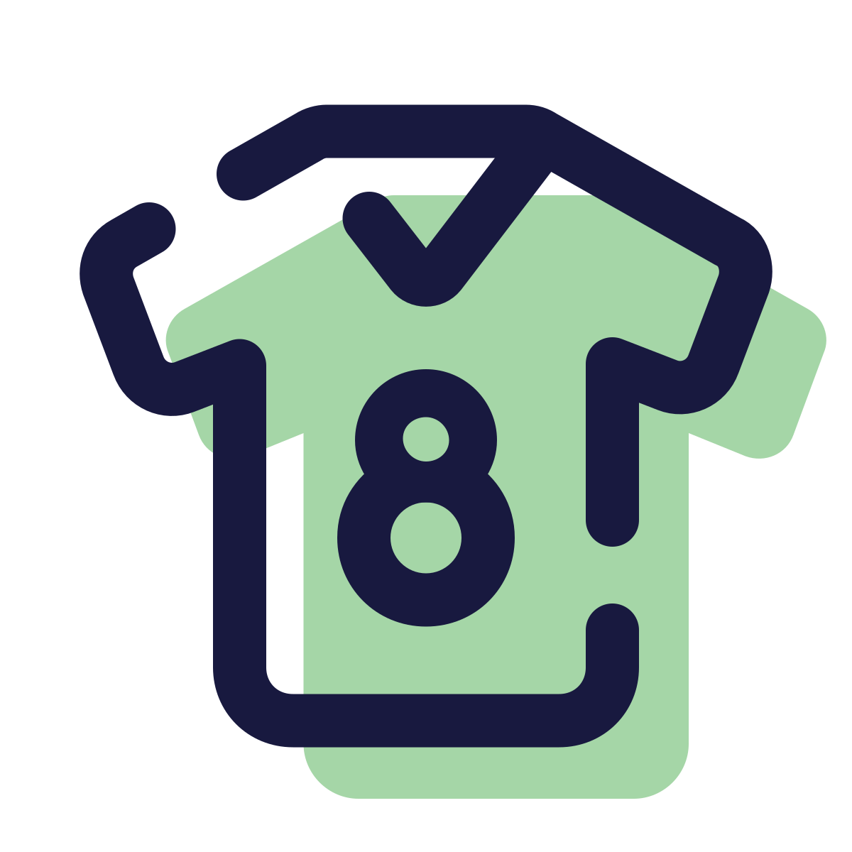 pulsar color style player shirt icon