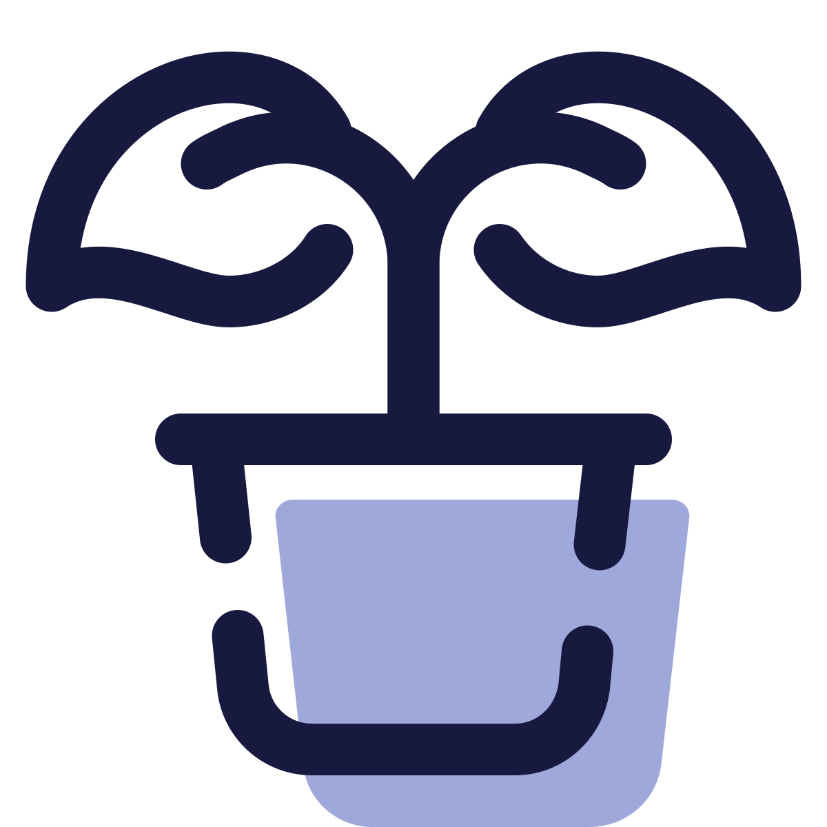 pulsar color style potted plant icon
