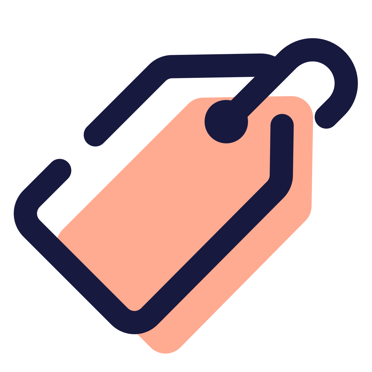 pulsar color style price tag icon