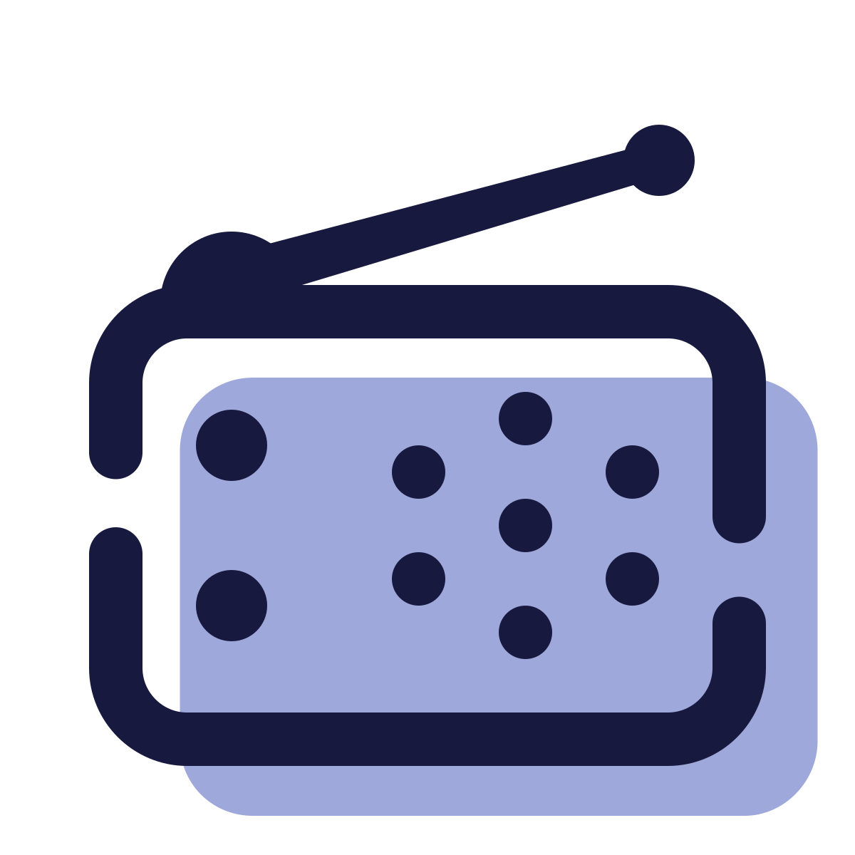 pulsar color style radio icon