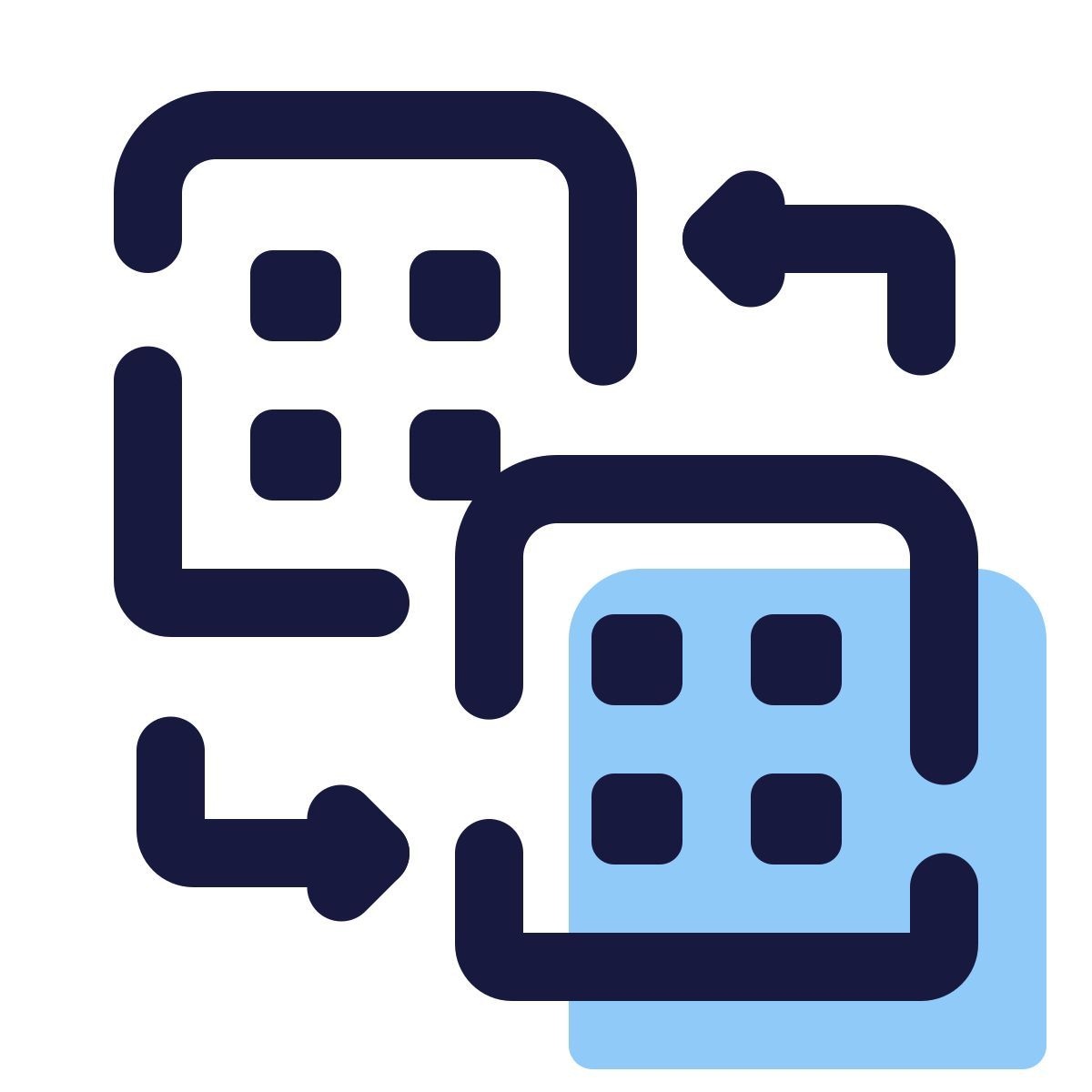 pulsar color style corporation icon