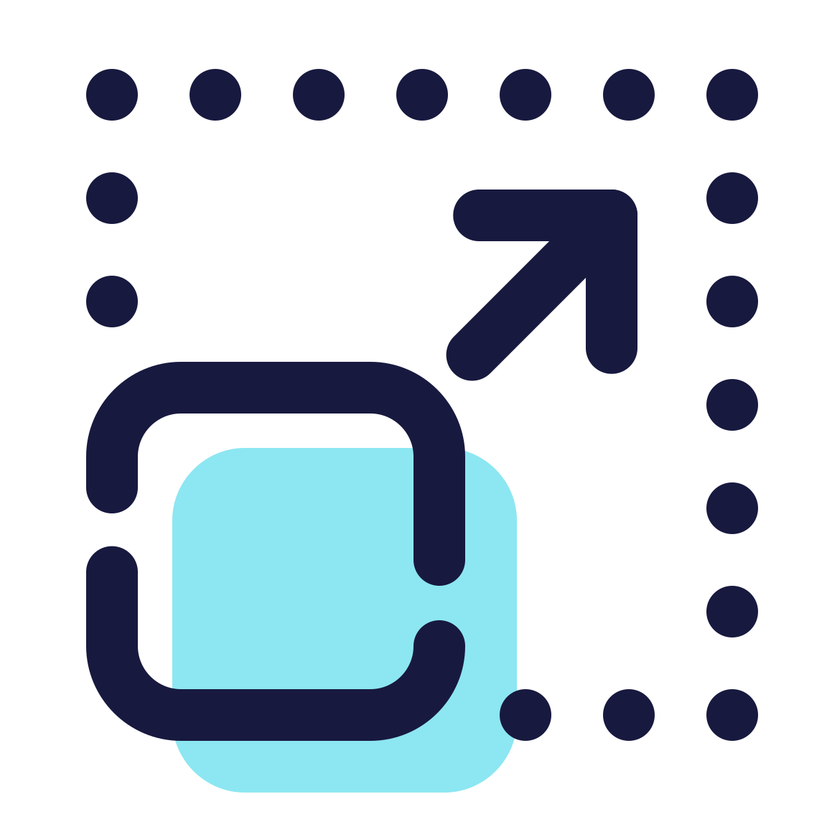pulsar color style resize icon