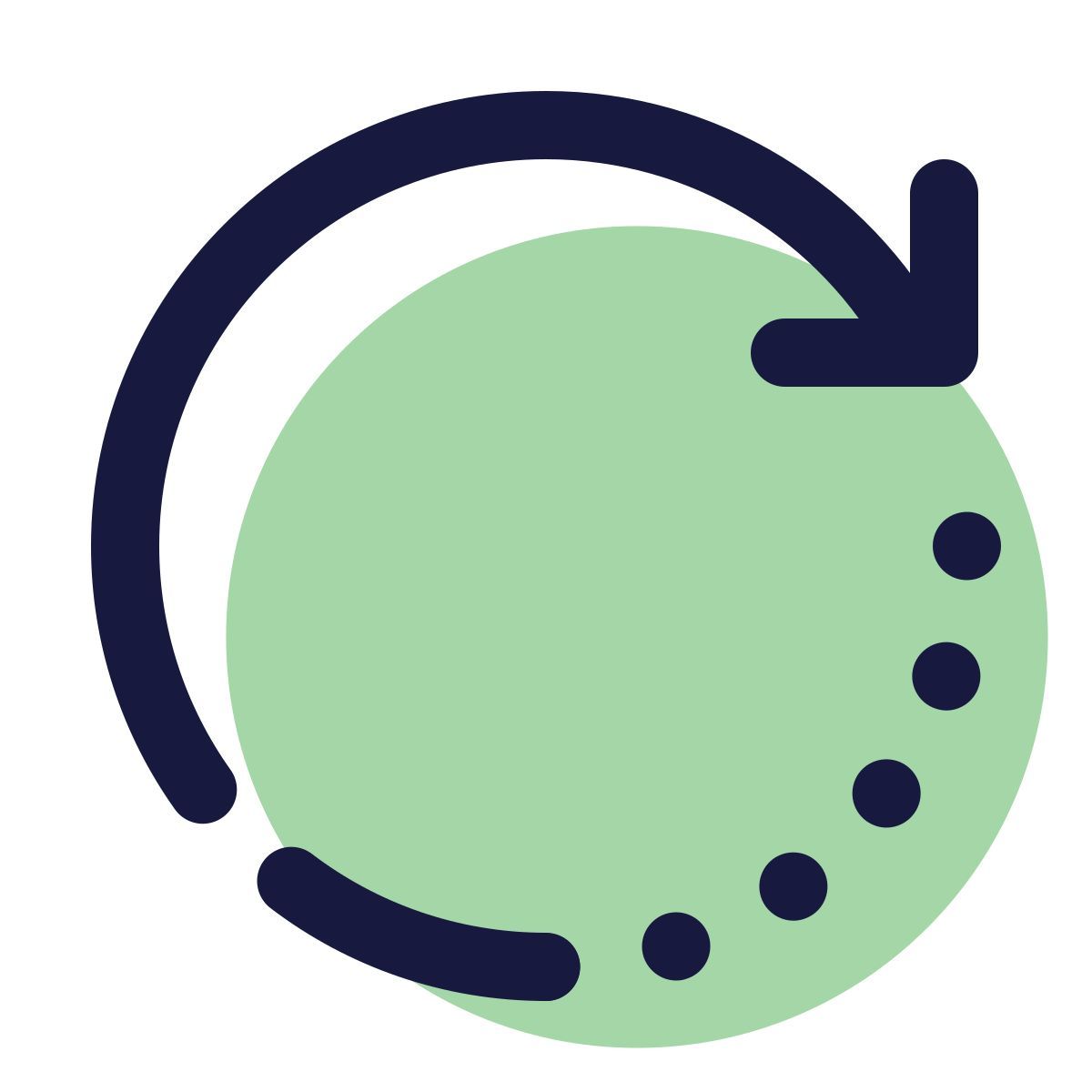 pulsar color style tourner à droite icon