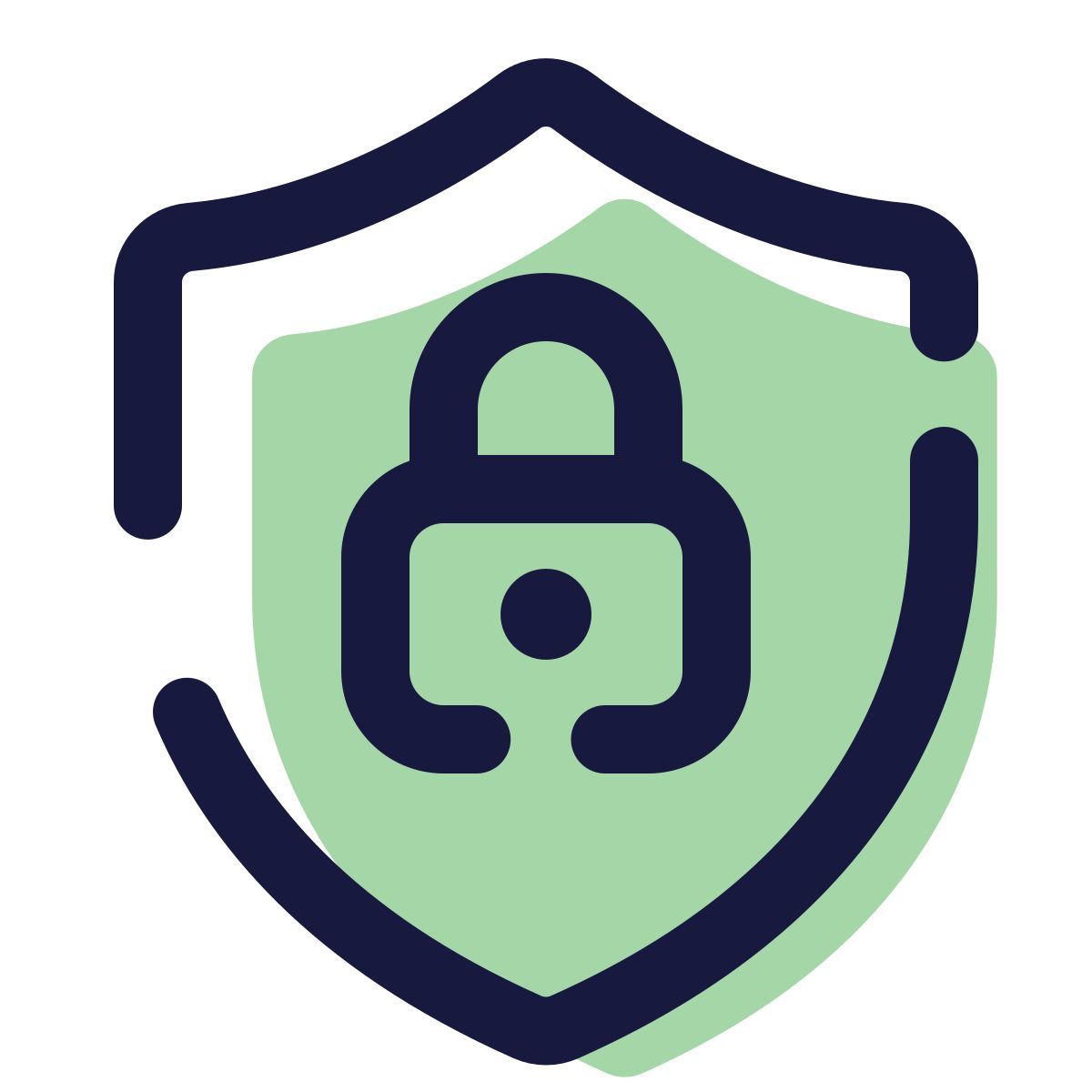 pulsar color style security shield icon