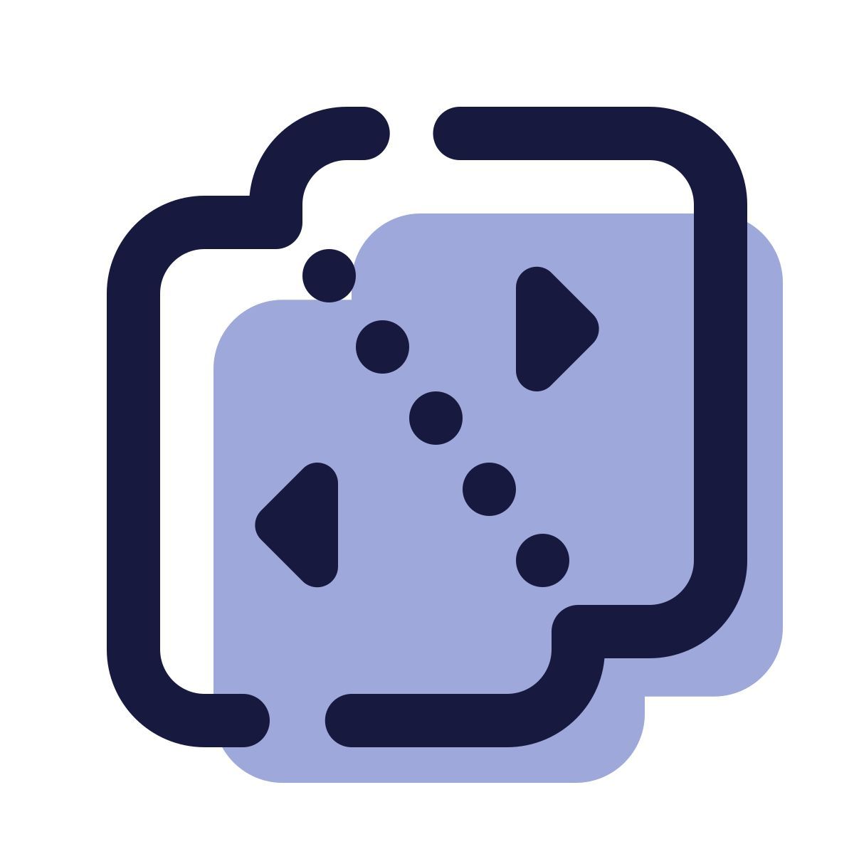 pulsar color style documento separado icon