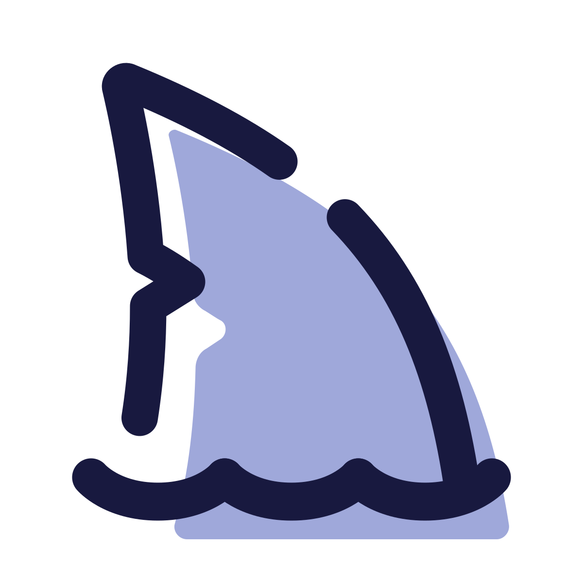 pulsar color style shark icon