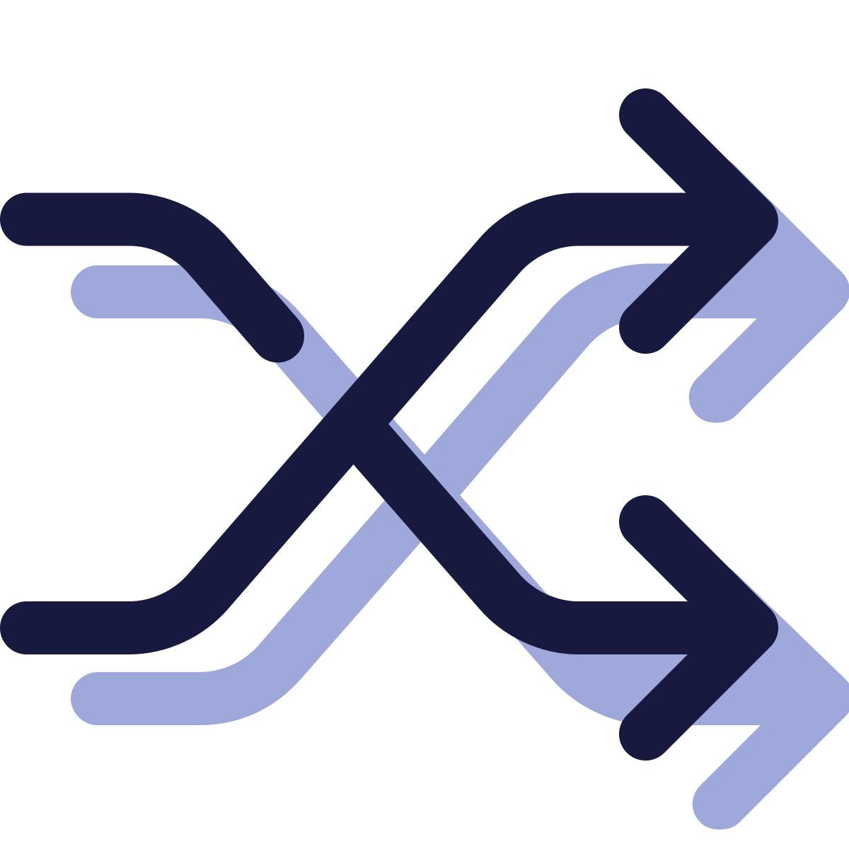 pulsar color style shuffle icon