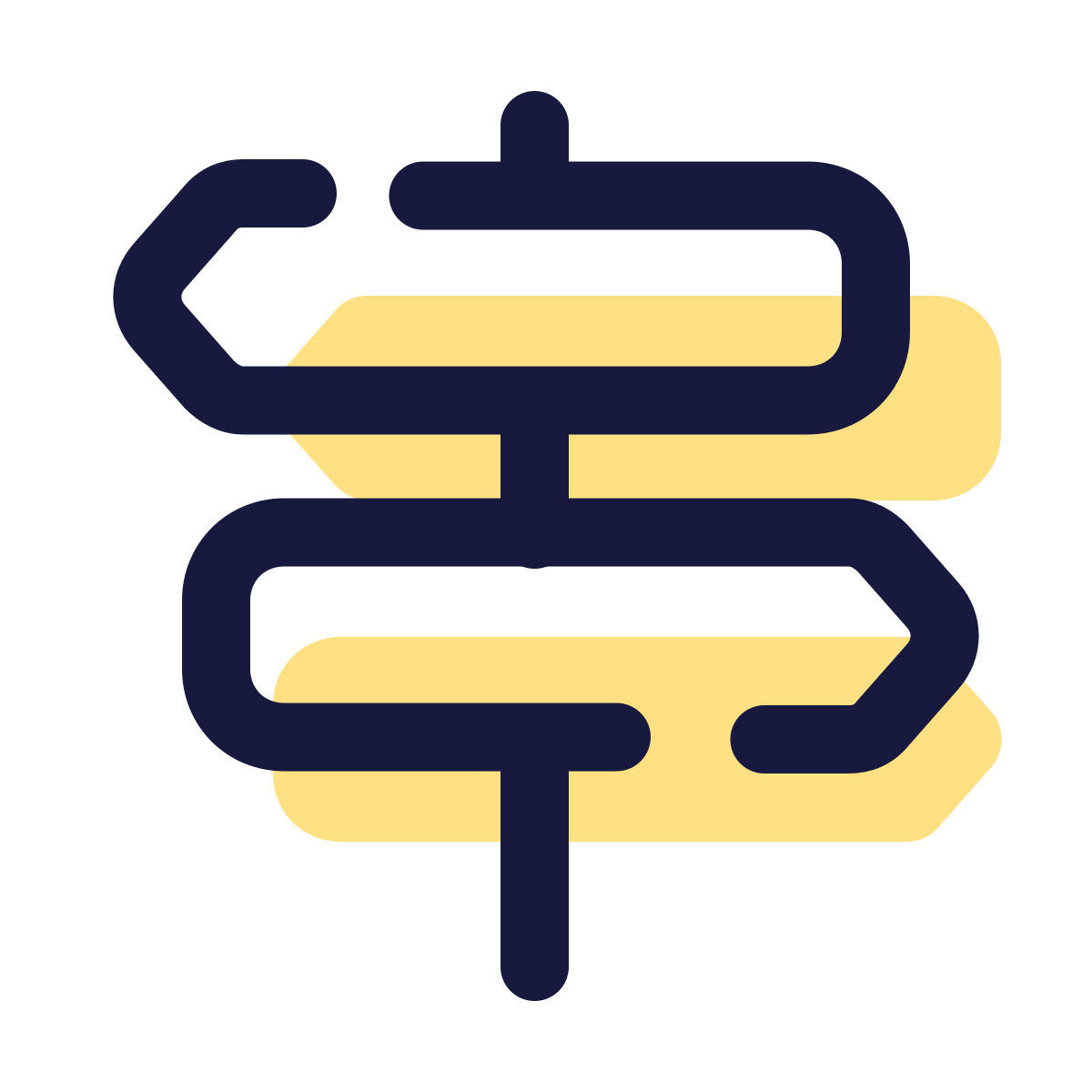pulsar color style signpost icon