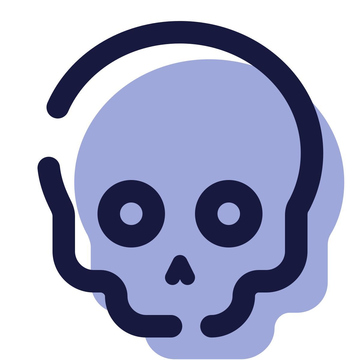 pulsar color style schädel icon