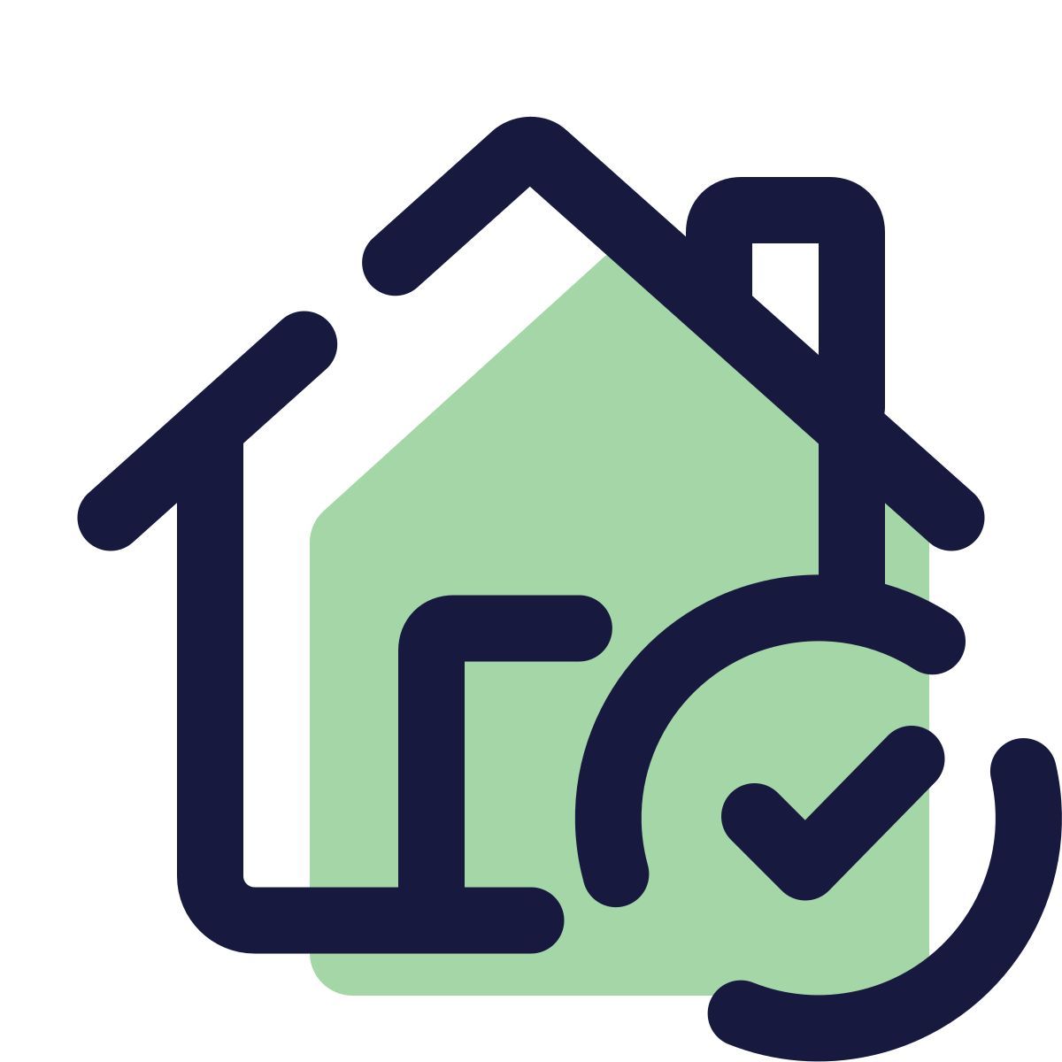 pulsar color style smart home checked icon