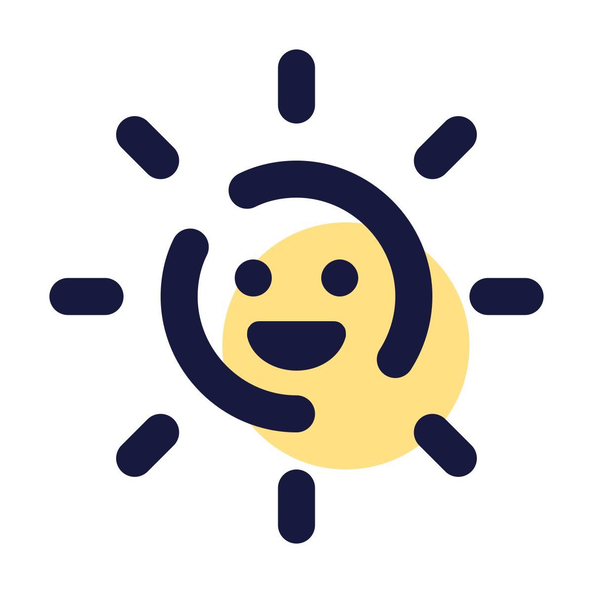 pulsar color style 微笑的太阳 icon