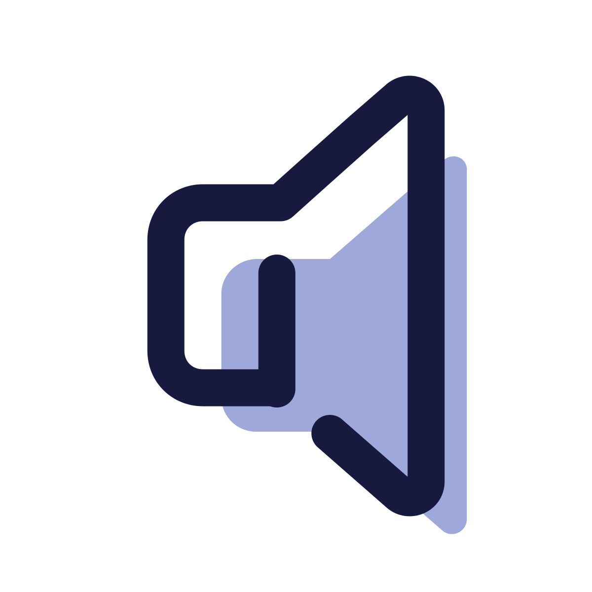 pulsar color style sound speaker icon