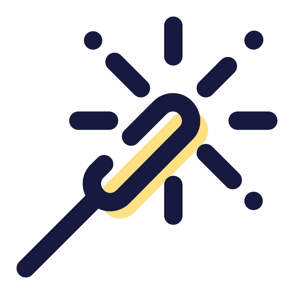 pulsar color style sparkler icon