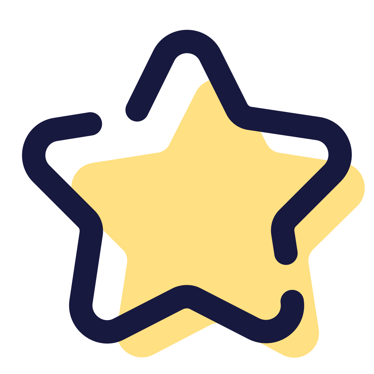 pulsar color style star icon