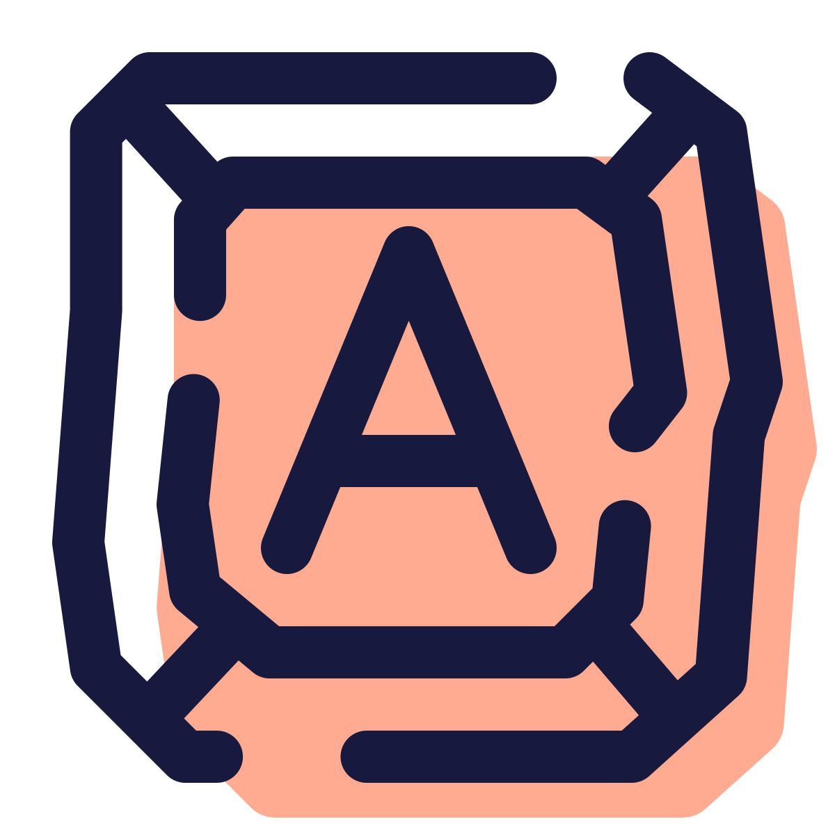 pulsar color style incisione su pietra icon