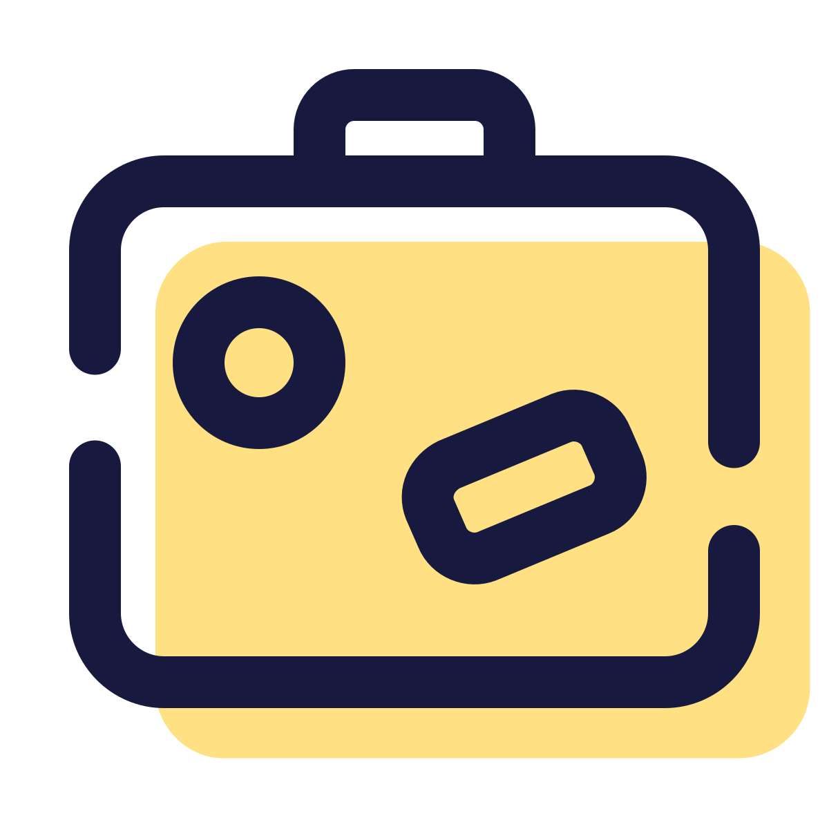 pulsar color style suitcase icon