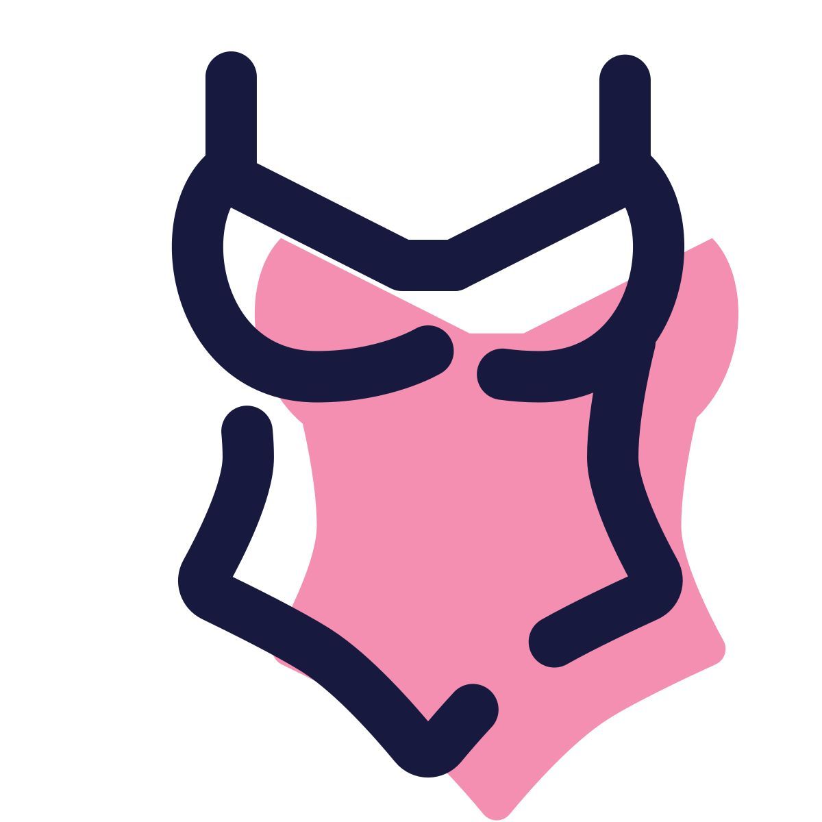 pulsar color style swimming suit icon