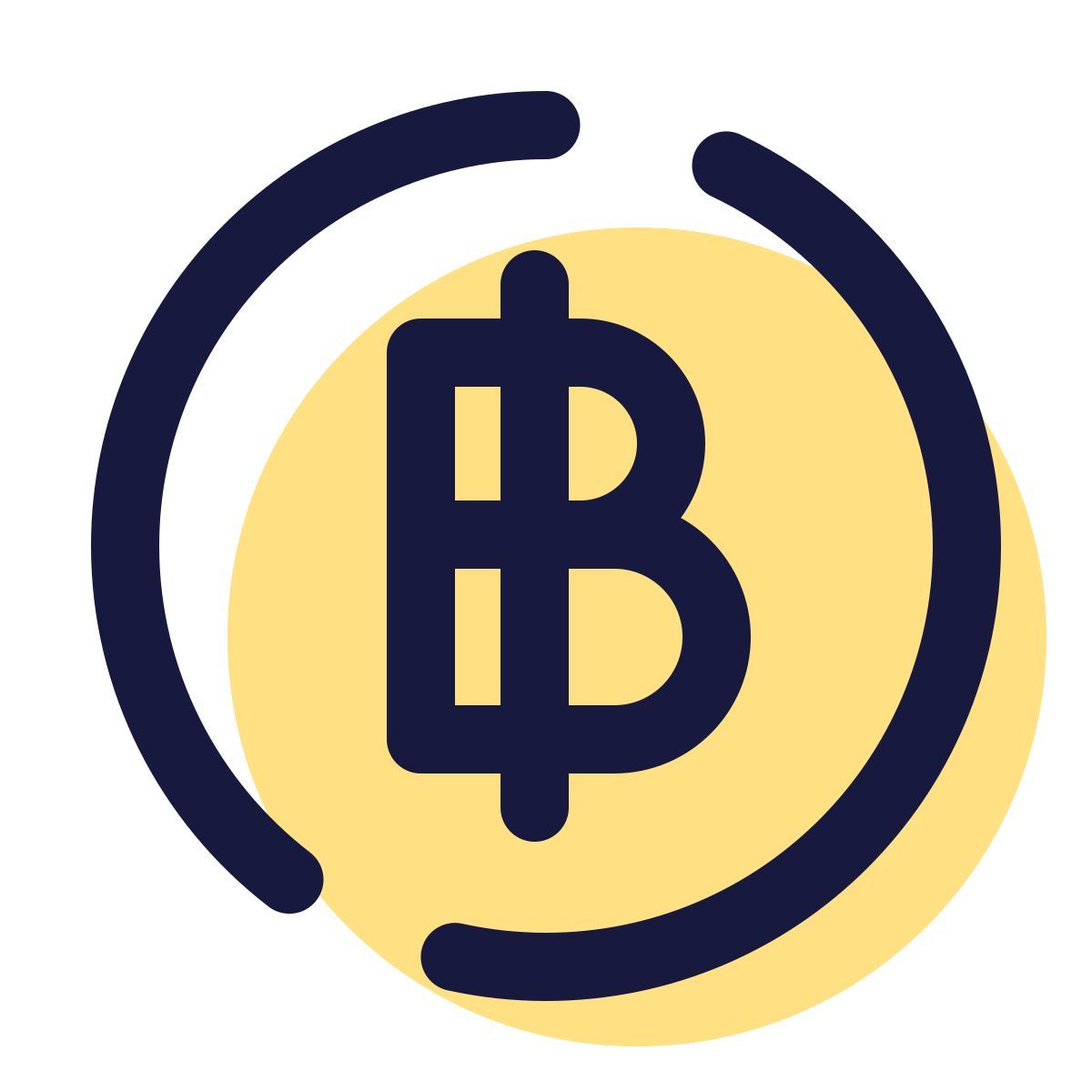 pulsar color style thai baht icon