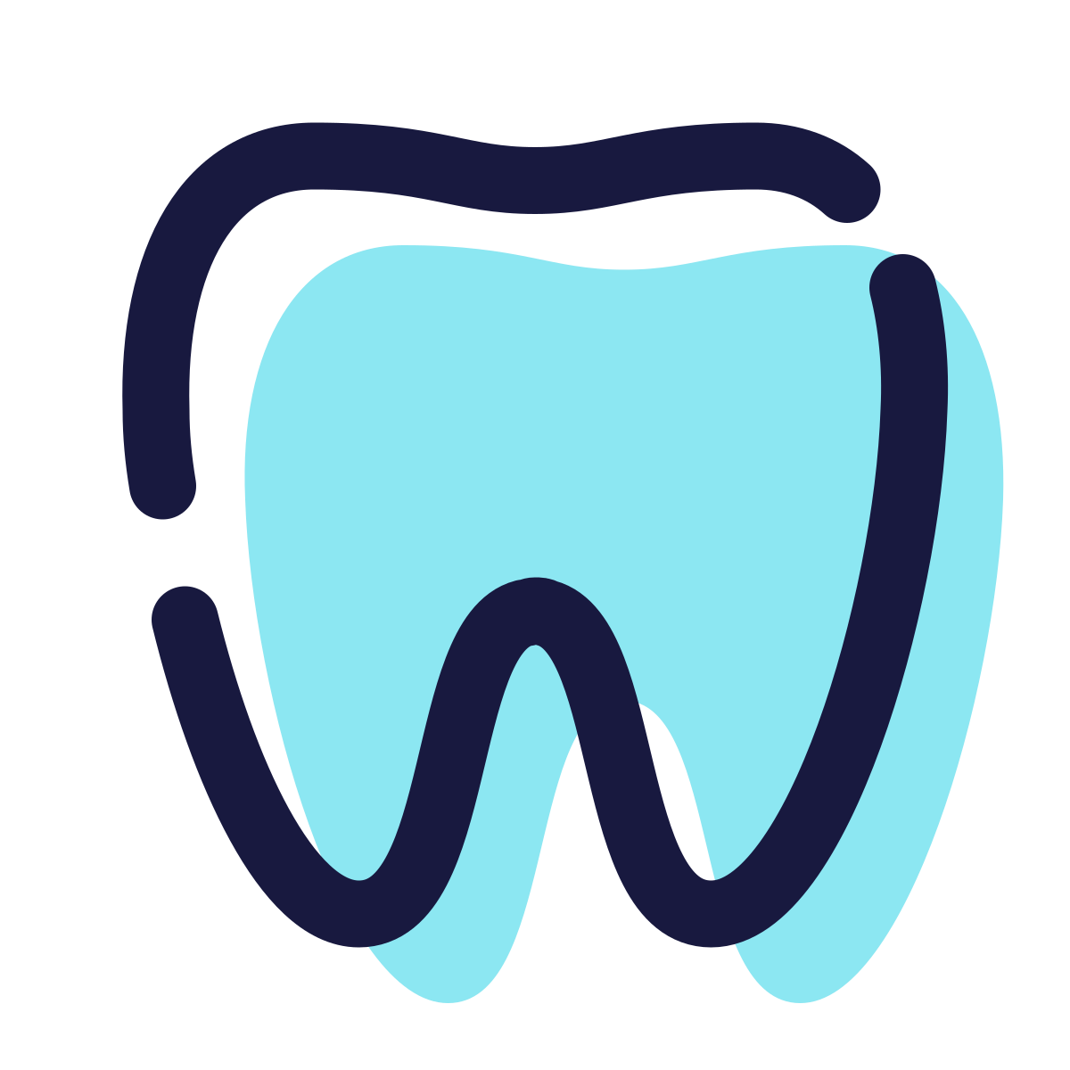 pulsar color style tooth icon