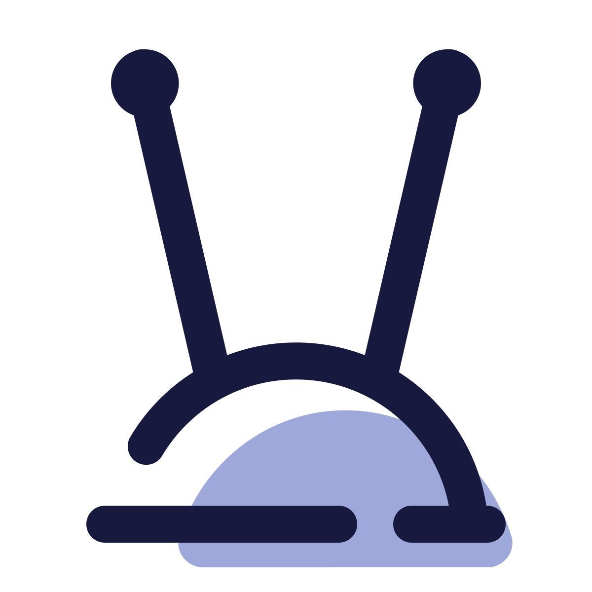 pulsar color style antenna tv icon
