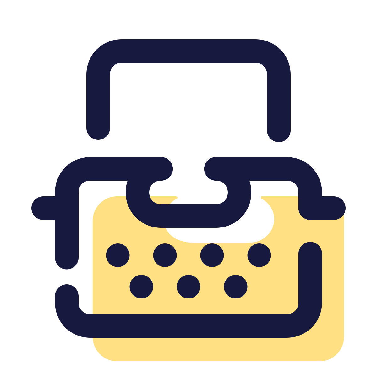 pulsar color style typewriter with paper icon
