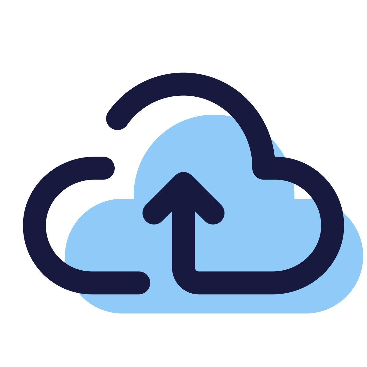 pulsar color style upload to cloud icon