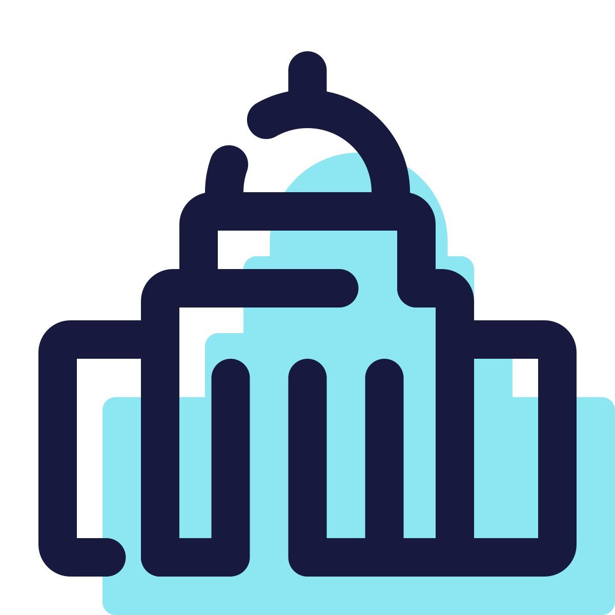 pulsar color style us capitol icon