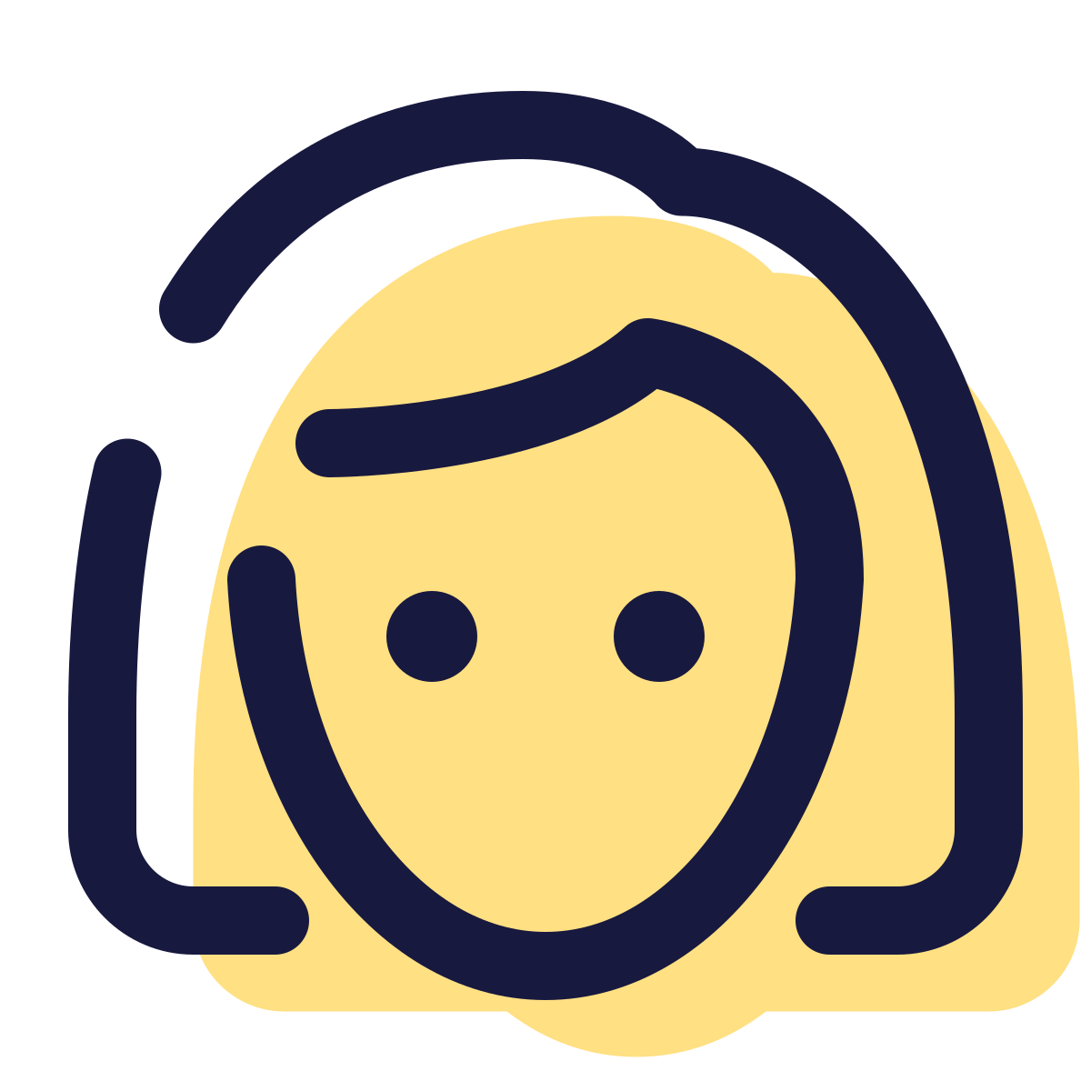 pulsar color style user female icon