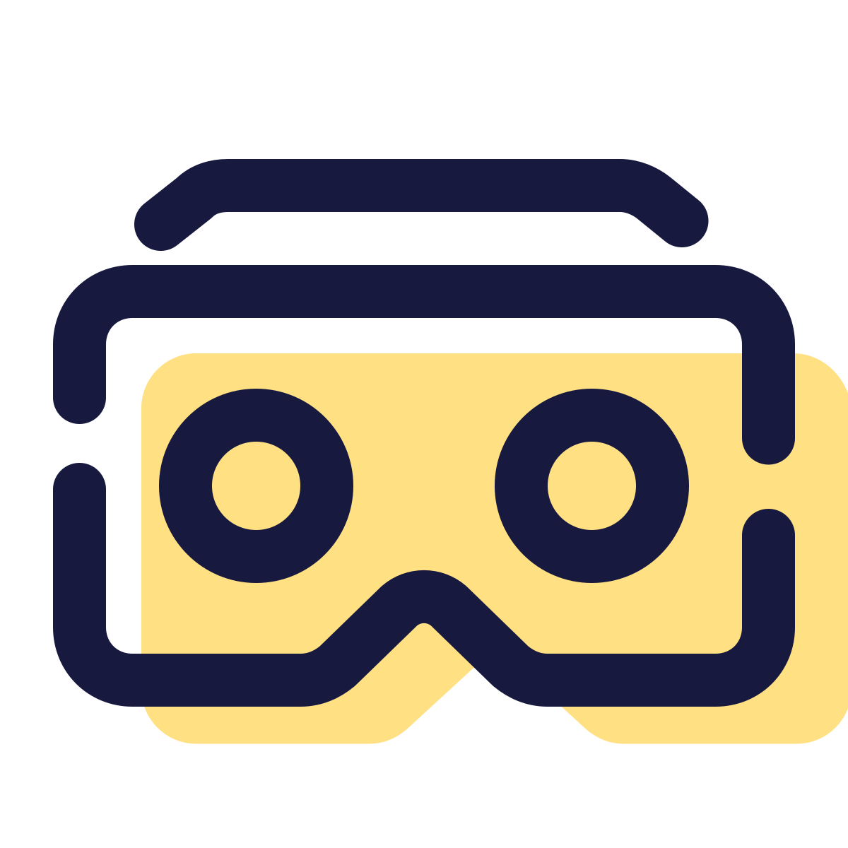 pulsar color style virtual reality icon