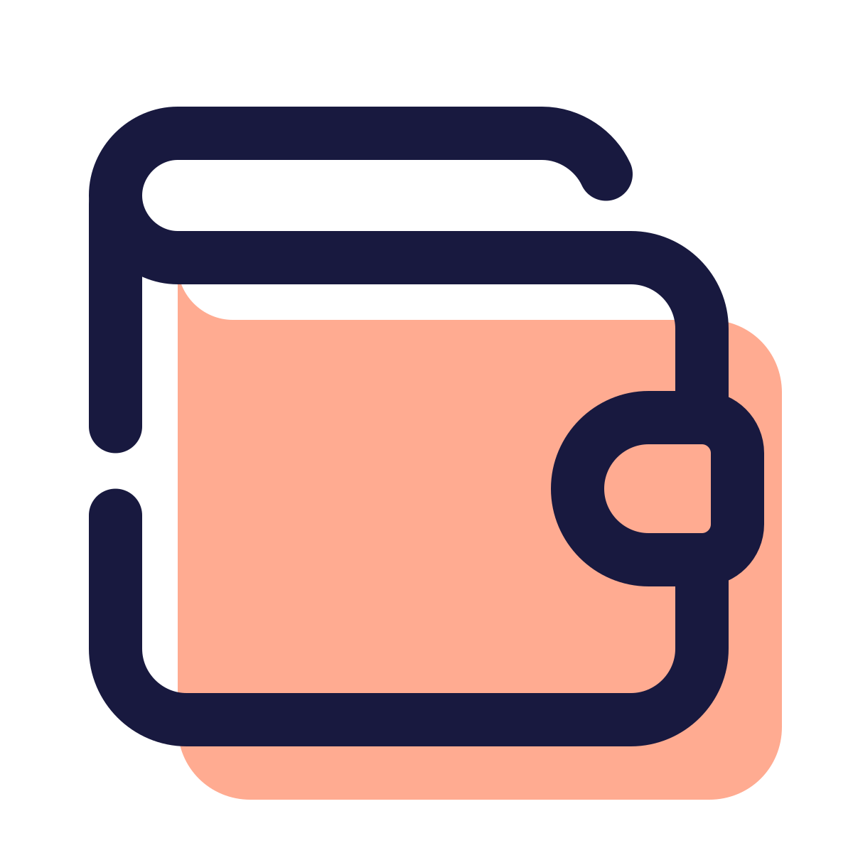 pulsar color style wallet icon
