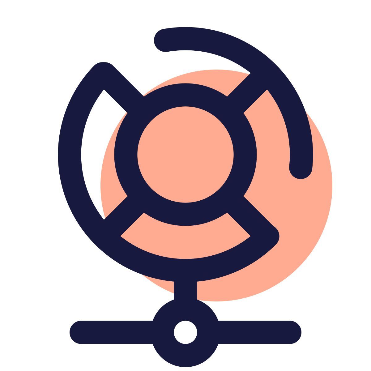 pulsar color style web help icon