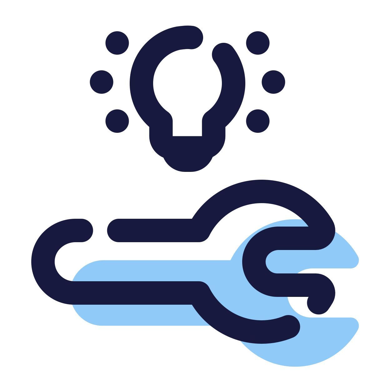 pulsar color style lampe de travail icon