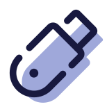 USB Memory Stick icon in Pulsar Color Icons Style