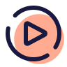 circled play icon