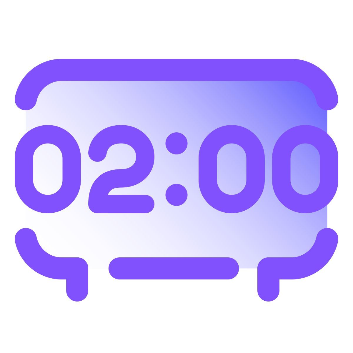 pulsar gradient style stunde icon