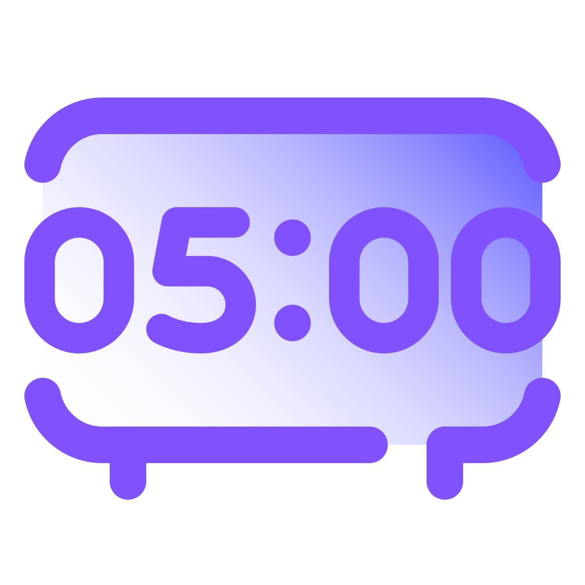 pulsar gradient style 05:00 icon