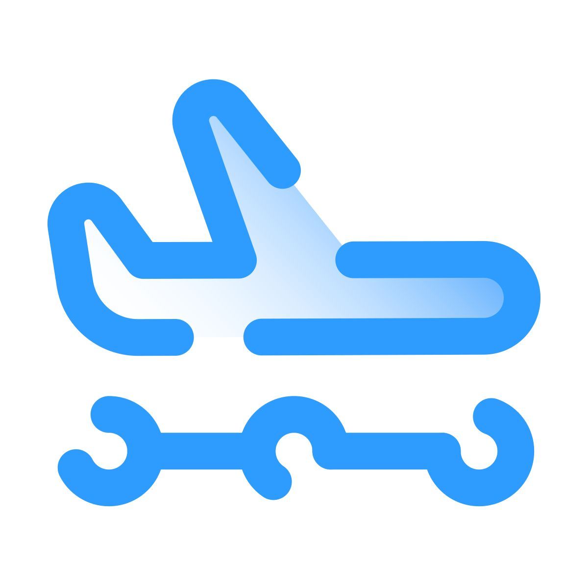 pulsar gradient style volo a 2 scali icon
