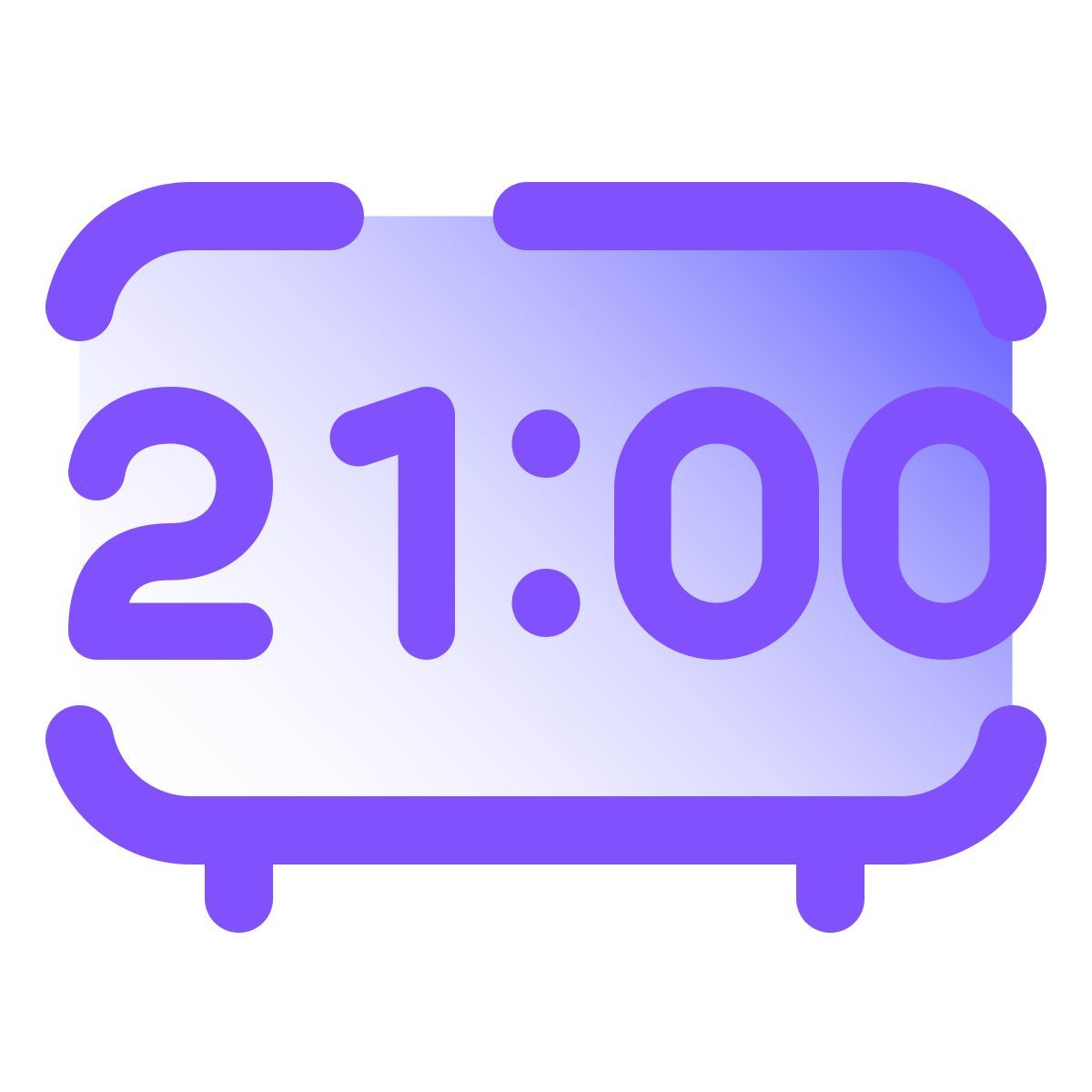 pulsar gradient style 21:00 icon