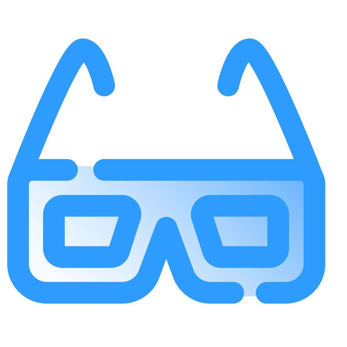 pulsar gradient style 3d 안경 icon