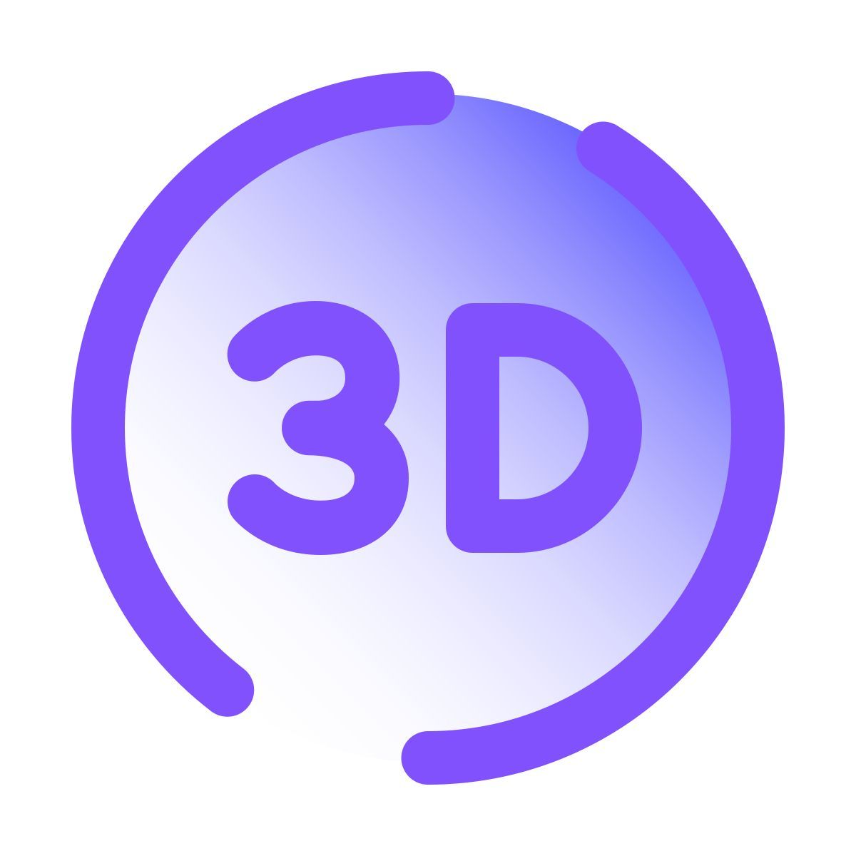 pulsar gradient style 3d icon