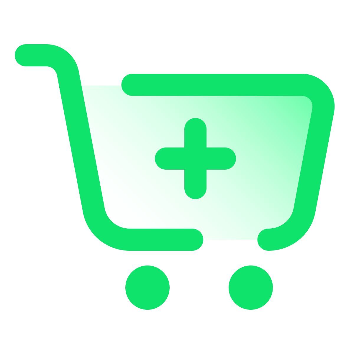 pulsar gradient style add shopping cart icon
