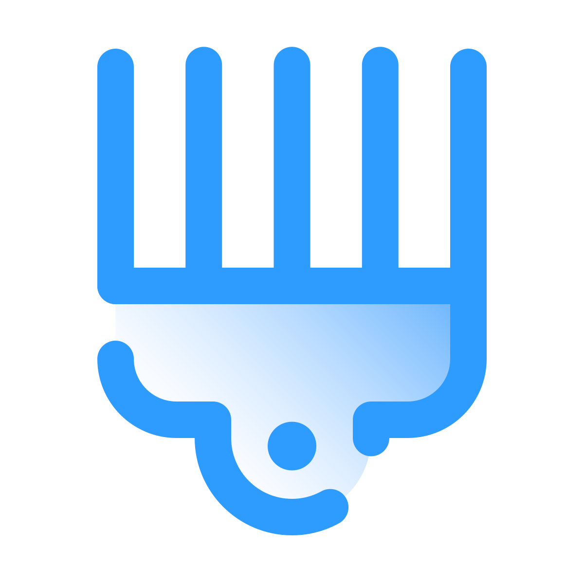 pulsar gradient style afro pick icon