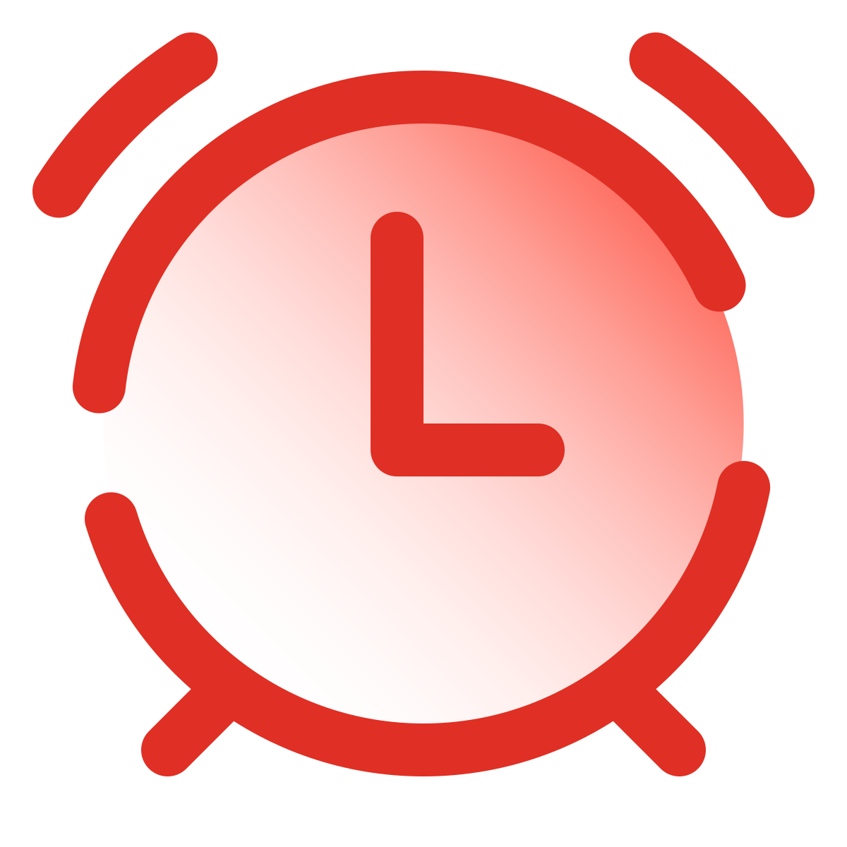pulsar gradient style alarm clock icon