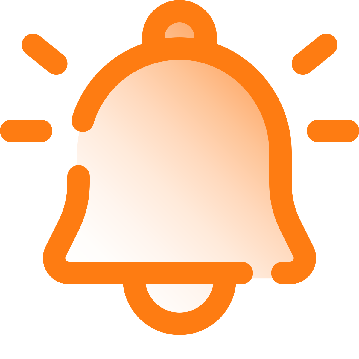 pulsar gradient style alarm icon