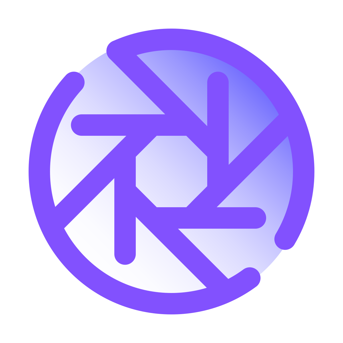 pulsar gradient style aperture icon